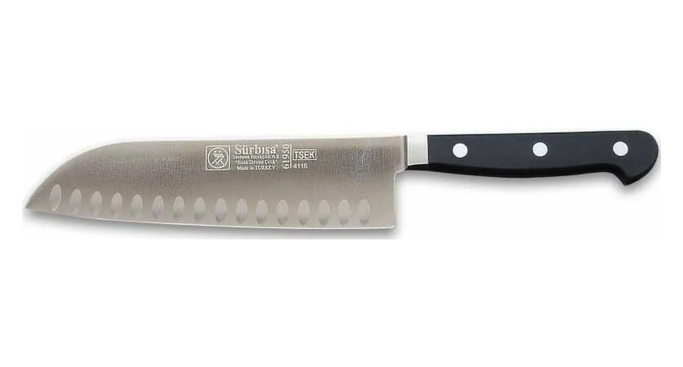 61950 - Sıcak Dövme Oluklu Santoku Şef Bıçağı 18 Cm Diğer