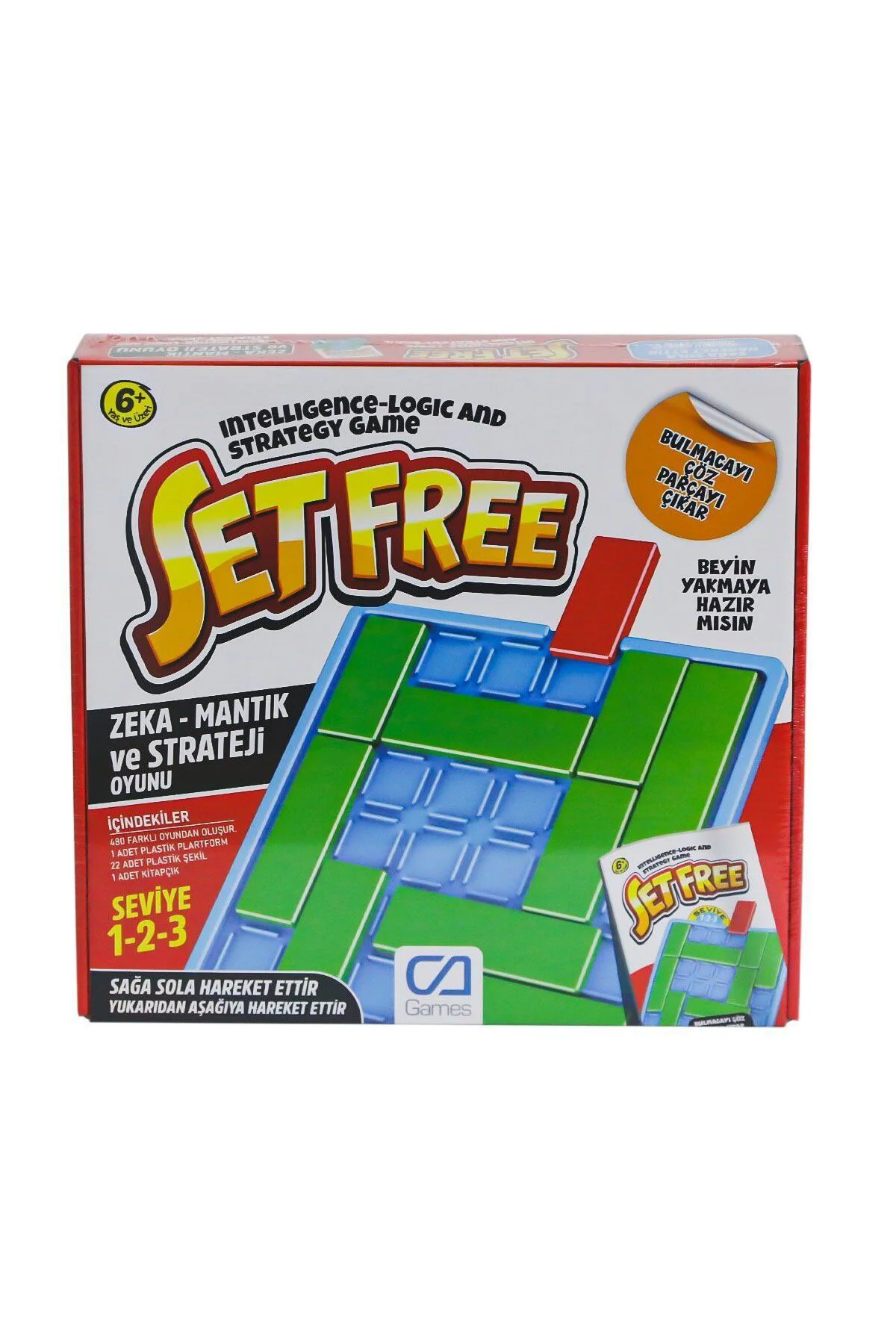 620 CAPLS-5264 Setfree Zeka, Mantık ve Strateji Oyunu -CaGames