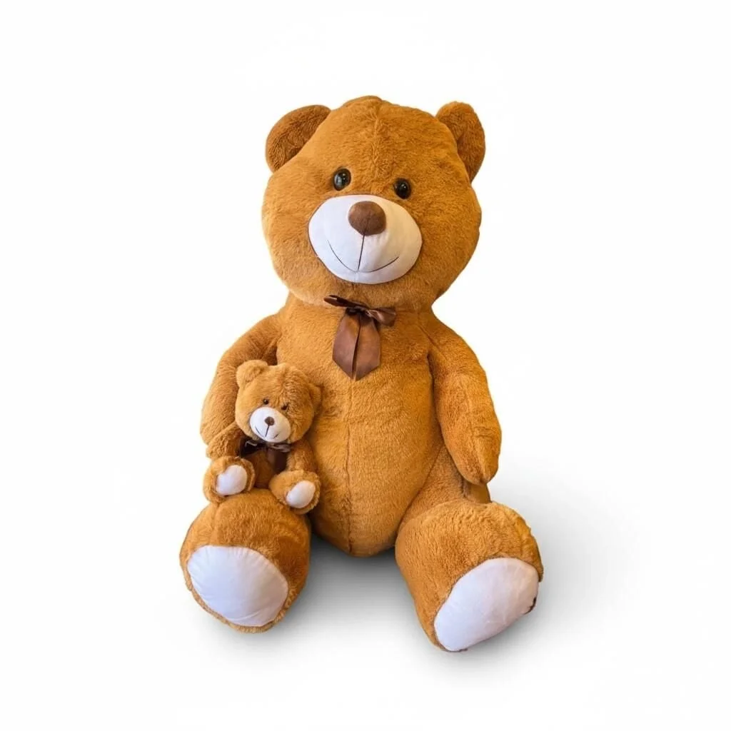 62518 100 CM YAVRULU AYI PELUŞ -HLY 62518 100 CM YAVRULU AYI PELUŞ -HLY