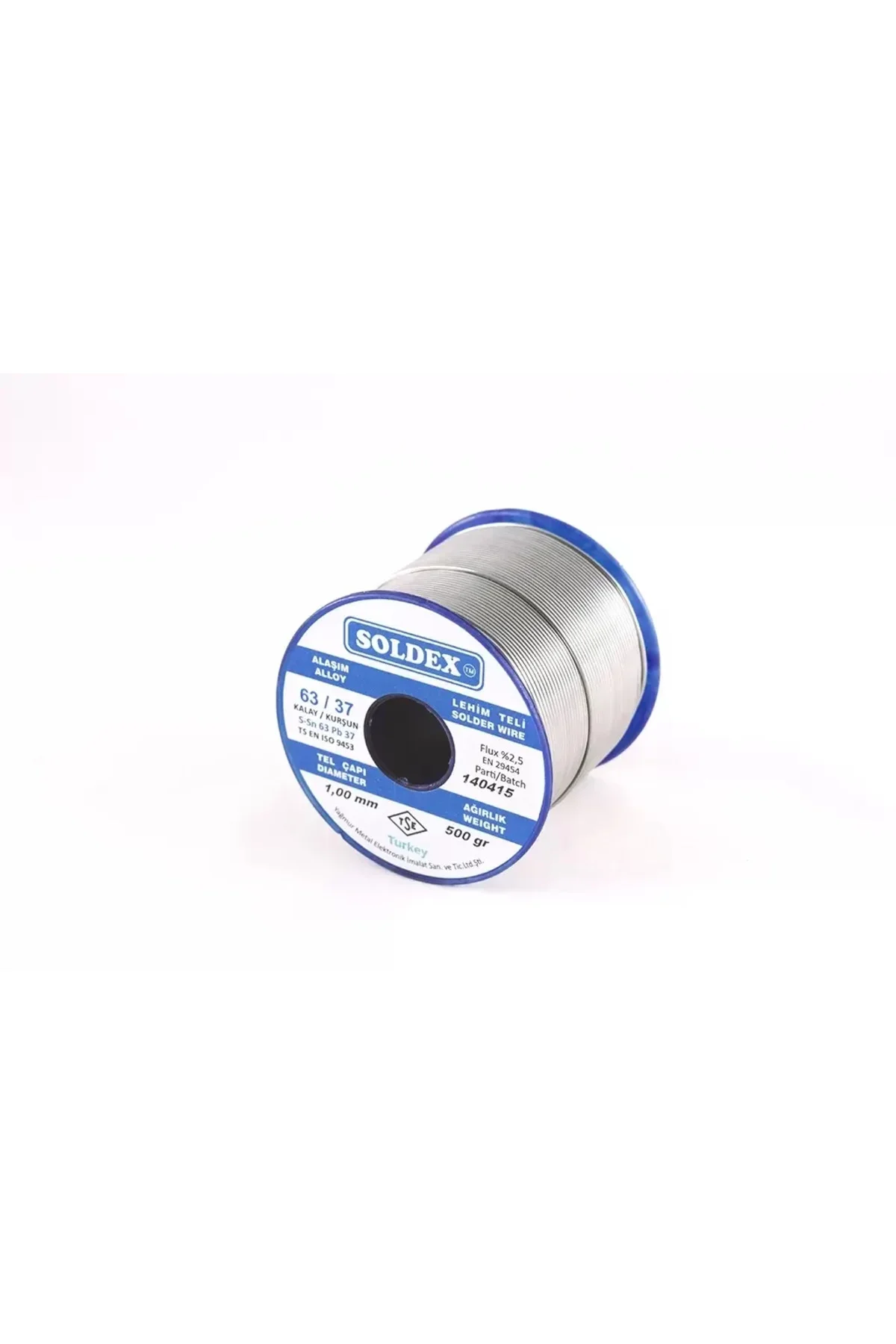 63-37 Lehim Teli 500 Gr 0,75 Mm - Sn:63 / Pb:37