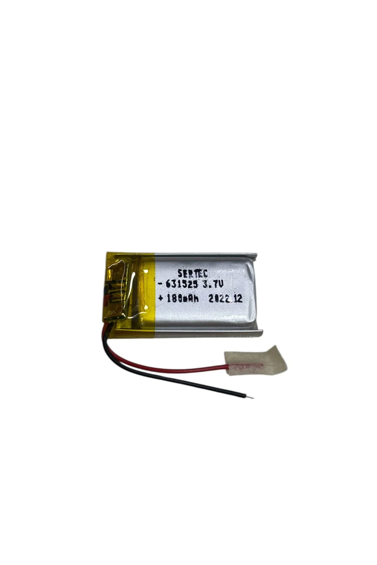631525 3.7V 180 mAh Li-Polymer Pil (Devreli/1.5A)