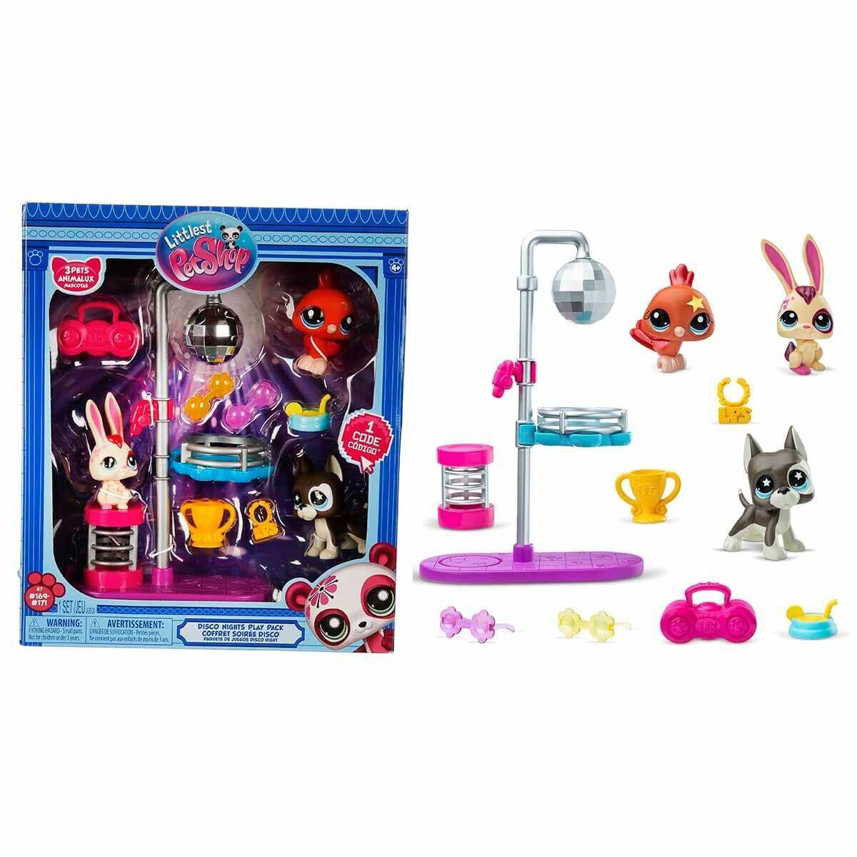 6377 SUN- LİTTLEST PETSHOP MİNİŞLER  DISCO NİGHT  OYUN SETİ