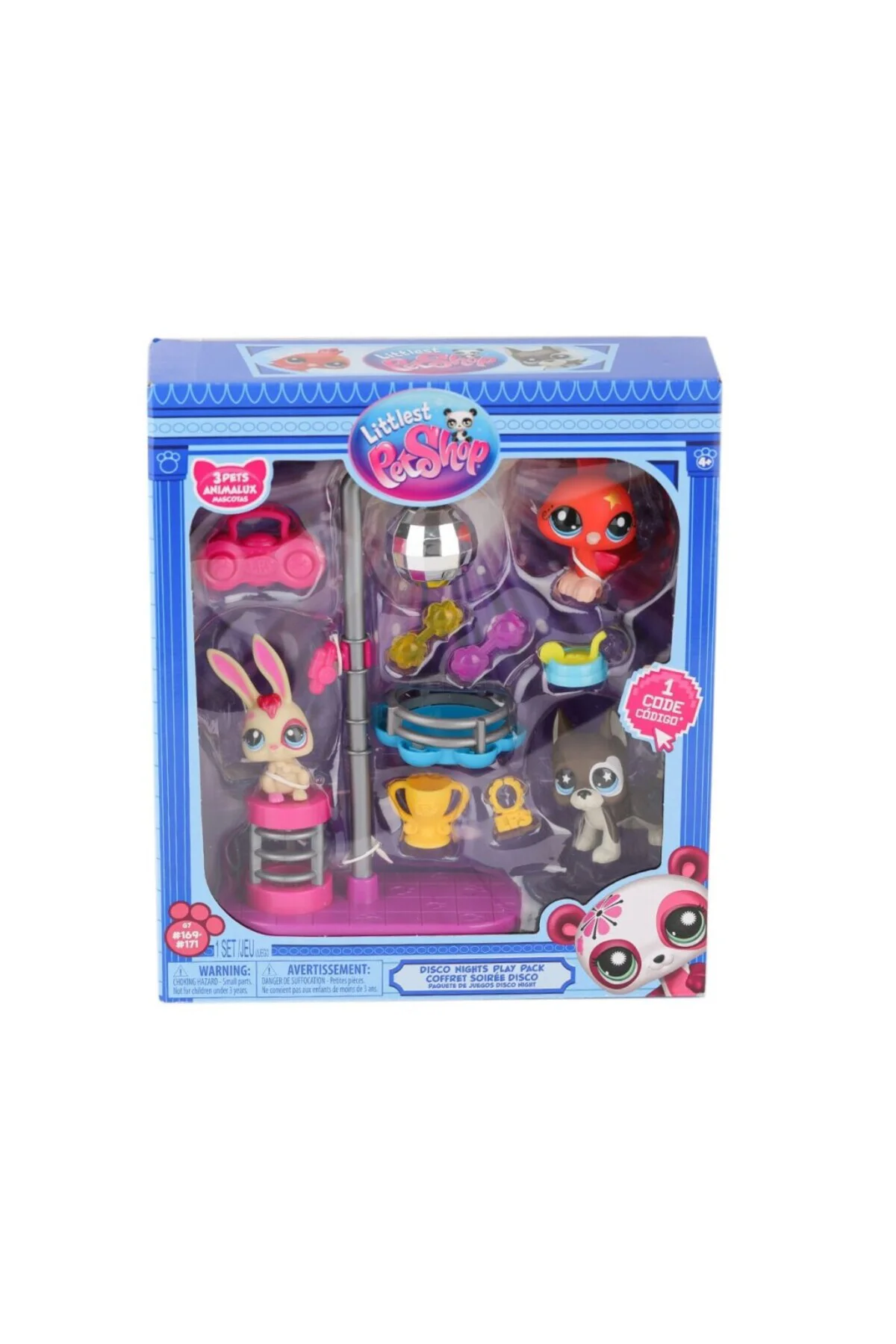 6377 SUN- LİTTLEST PETSHOP MİNİŞLER DISCO NİGHT OYUN SETİ