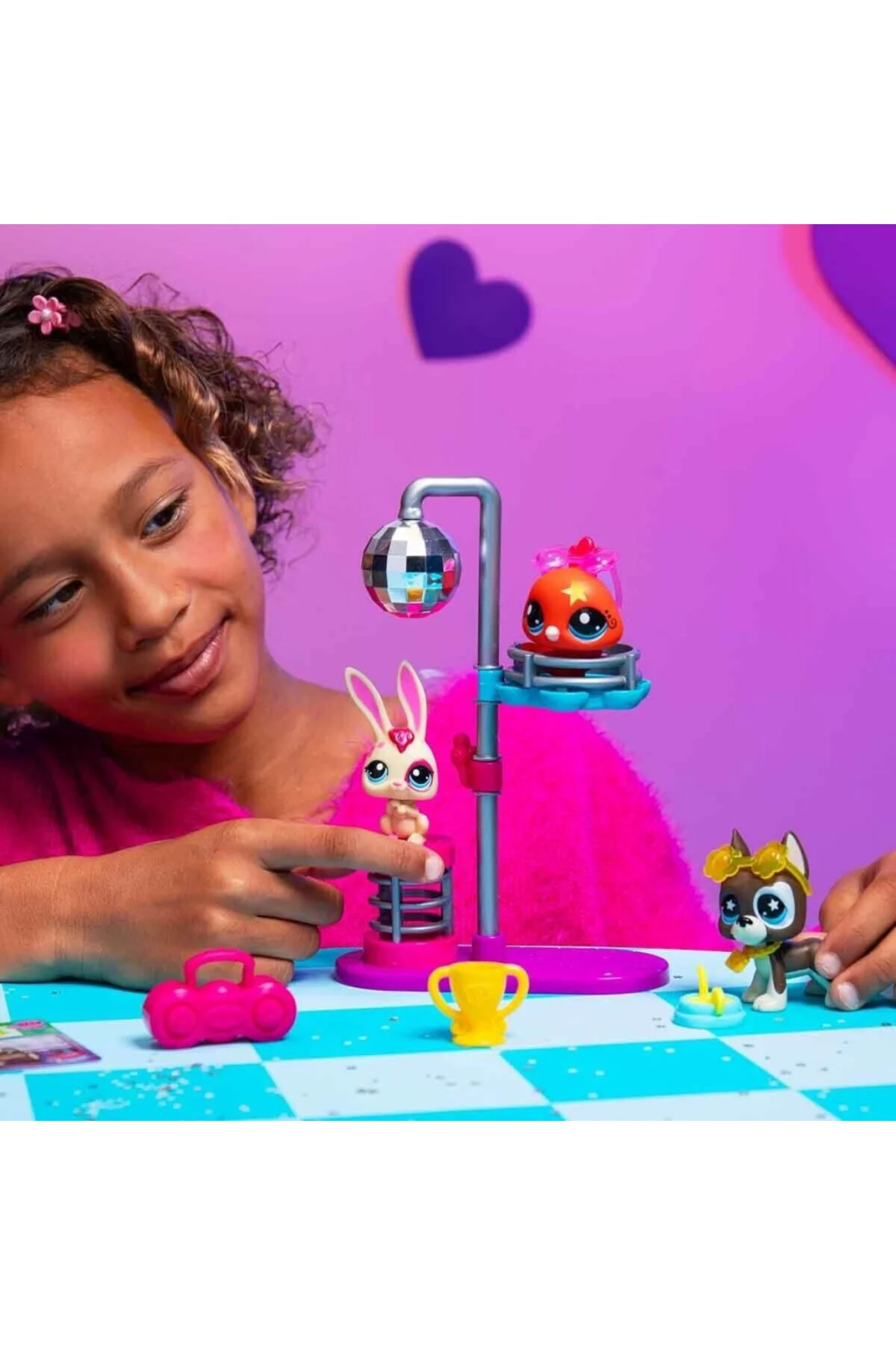6377 SUN- LİTTLEST PETSHOP MİNİŞLER DISCO NİGHT OYUN SETİ