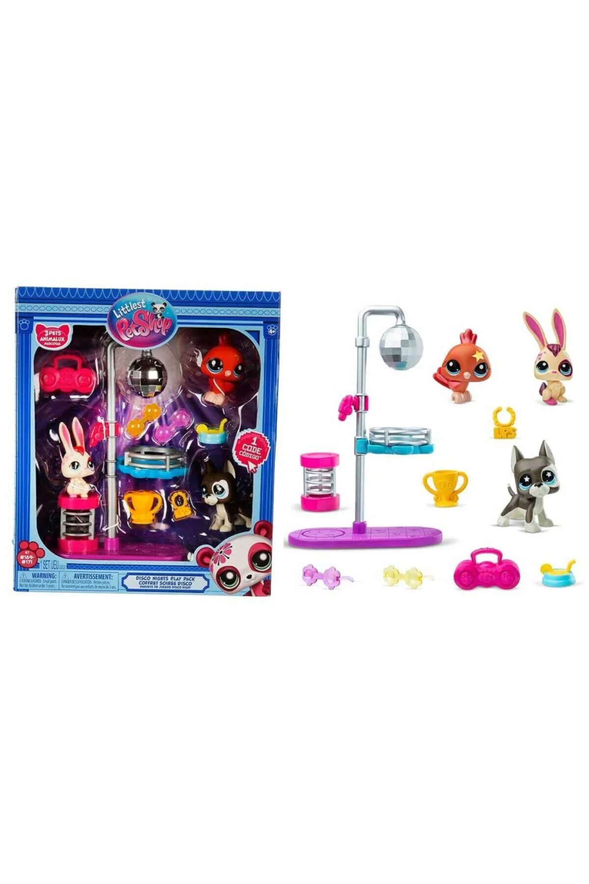 6377 SUN- LİTTLEST PETSHOP MİNİŞLER DISCO NİGHT OYUN SETİ