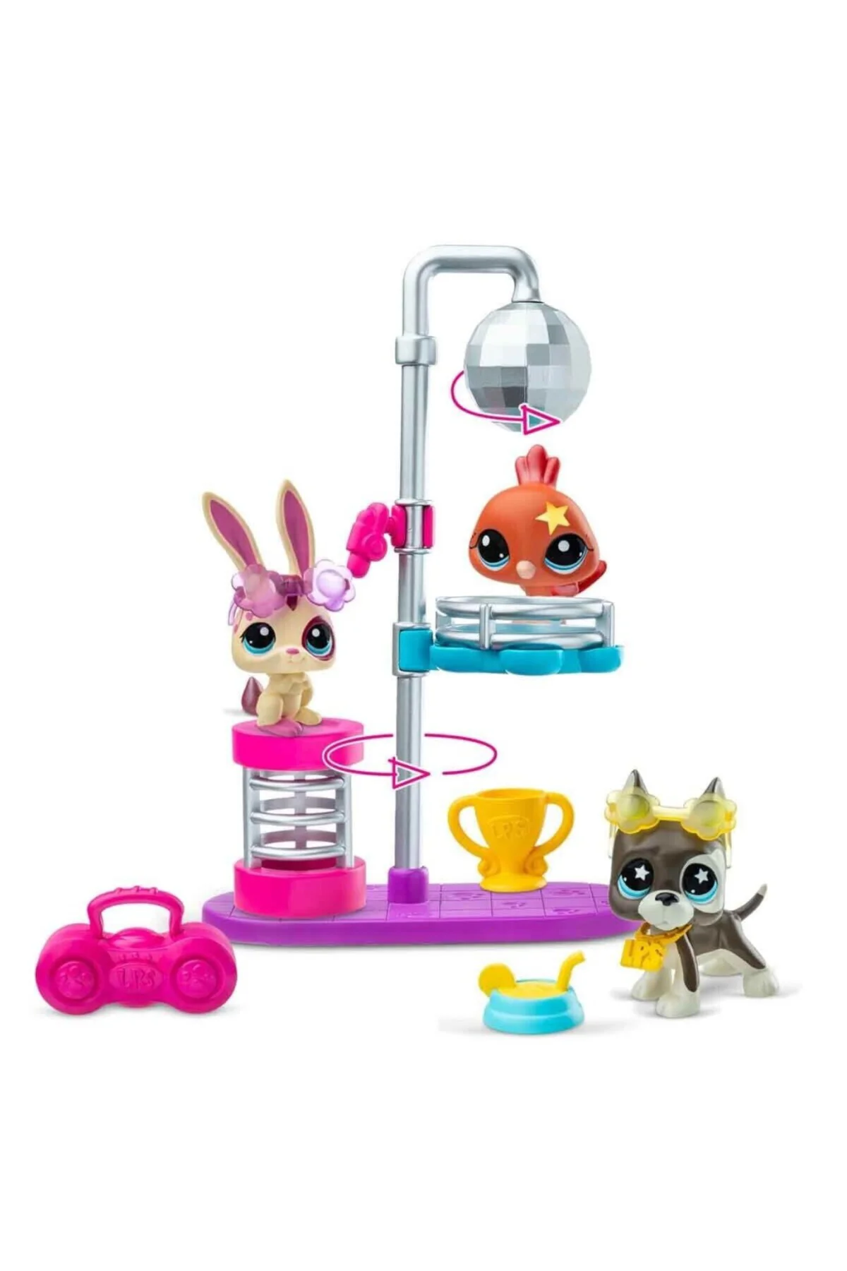 6377 SUN- LİTTLEST PETSHOP MİNİŞLER DISCO NİGHT OYUN SETİ