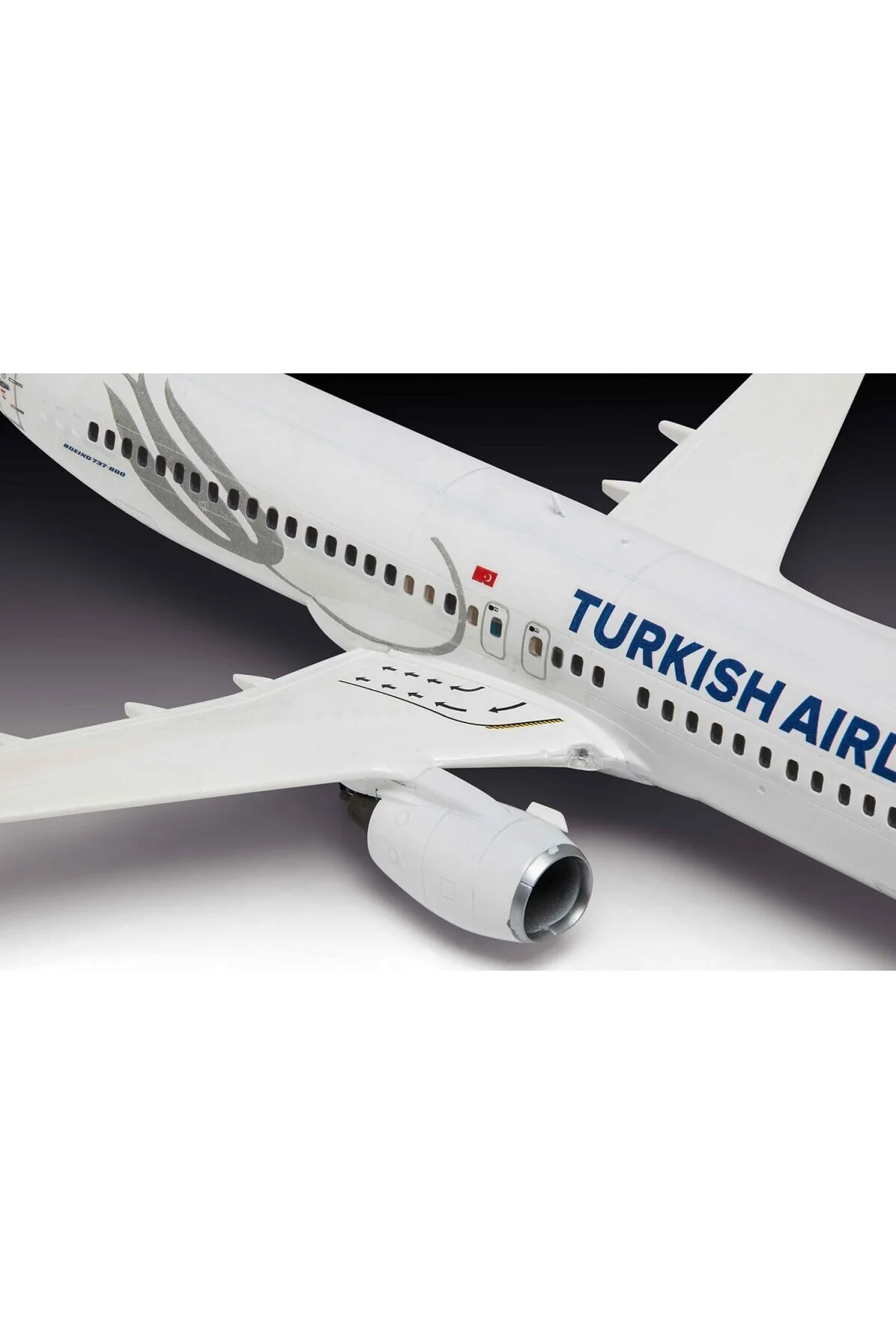 63772 Model Seti Boeing 737-800 "Türk Hava Yolları 1:144 Ölçekli Yapısız Plastik Mod
