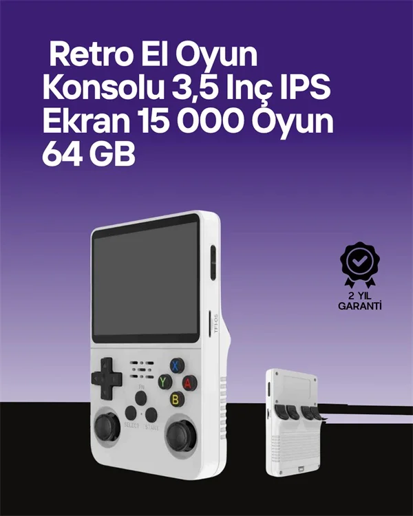 64 Gb Retro Oyun Konsolu Çoklu Emülatör Desteği, Linux Tabanlı Aç