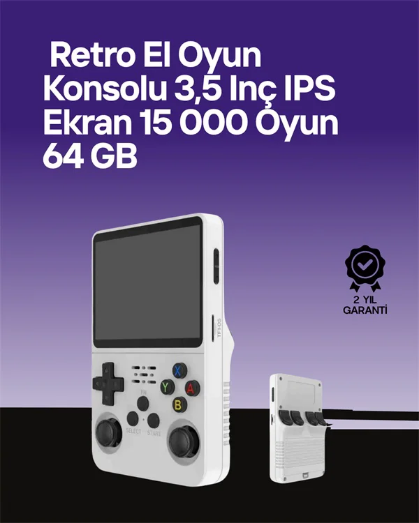 64 Gb Retro Oyun Konsolu Çoklu Emülatör Desteği, Linux Tabanlı Aç