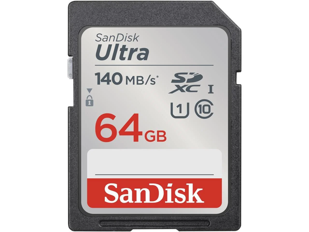64 GB  SDSDUNB-064G-GN6IN 140/MB 64GB ULT SD C10