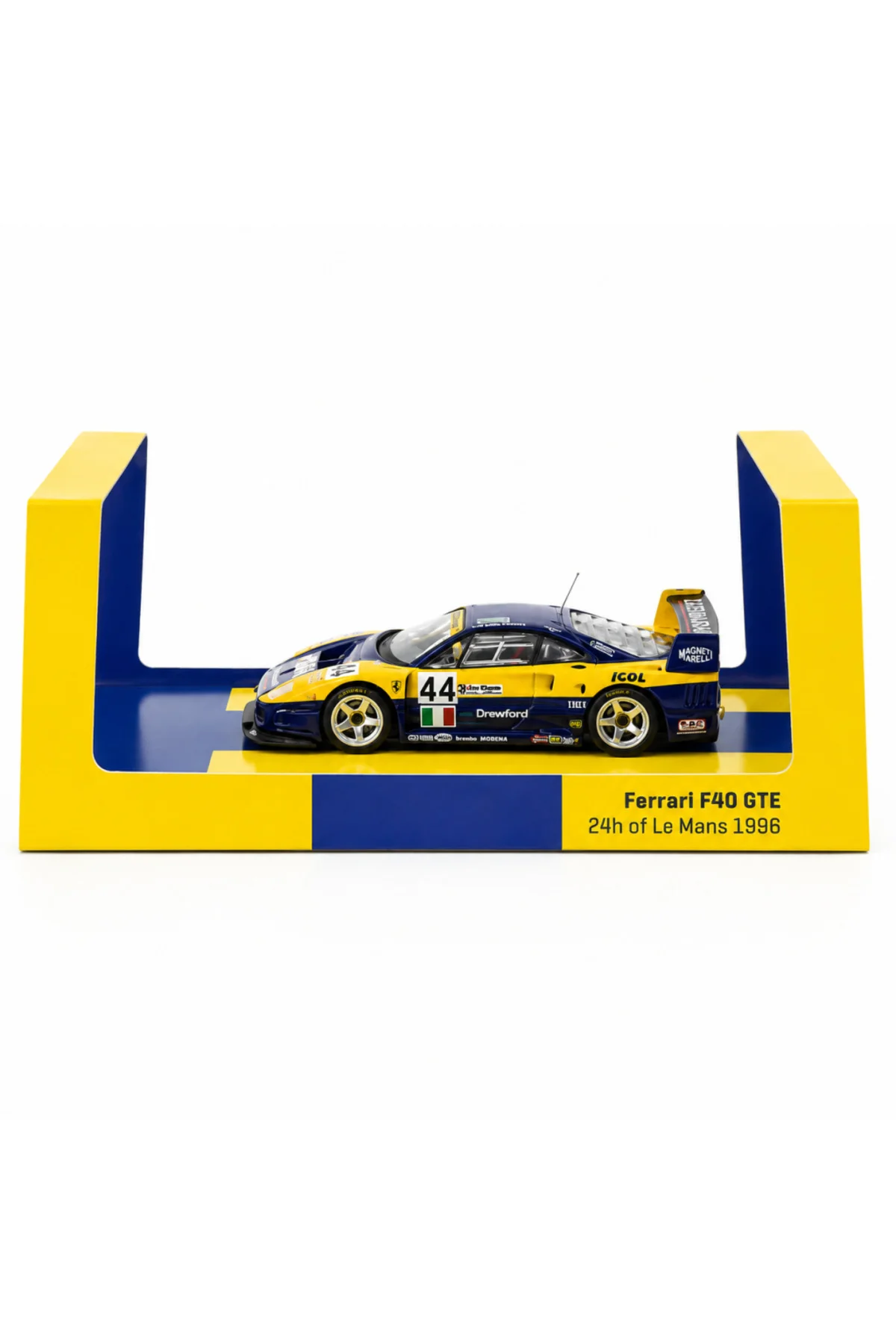 /64 Model Araç F40 GTE 24h of Le Mans 1996 - X iXO Models - Görsel 3