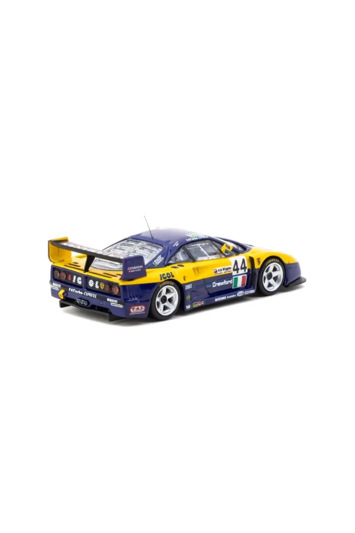 /64 Model Araç F40 GTE 24h of Le Mans 1996 - X iXO Models - Görsel 2