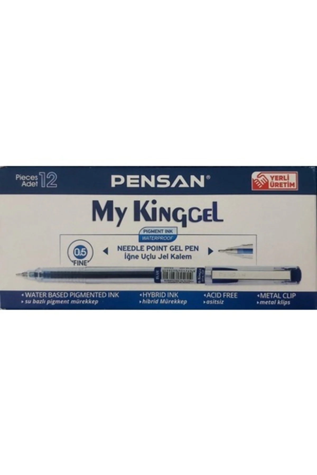 6405 My King Jel Mavi (Metal Klipsli) 1 KUTU