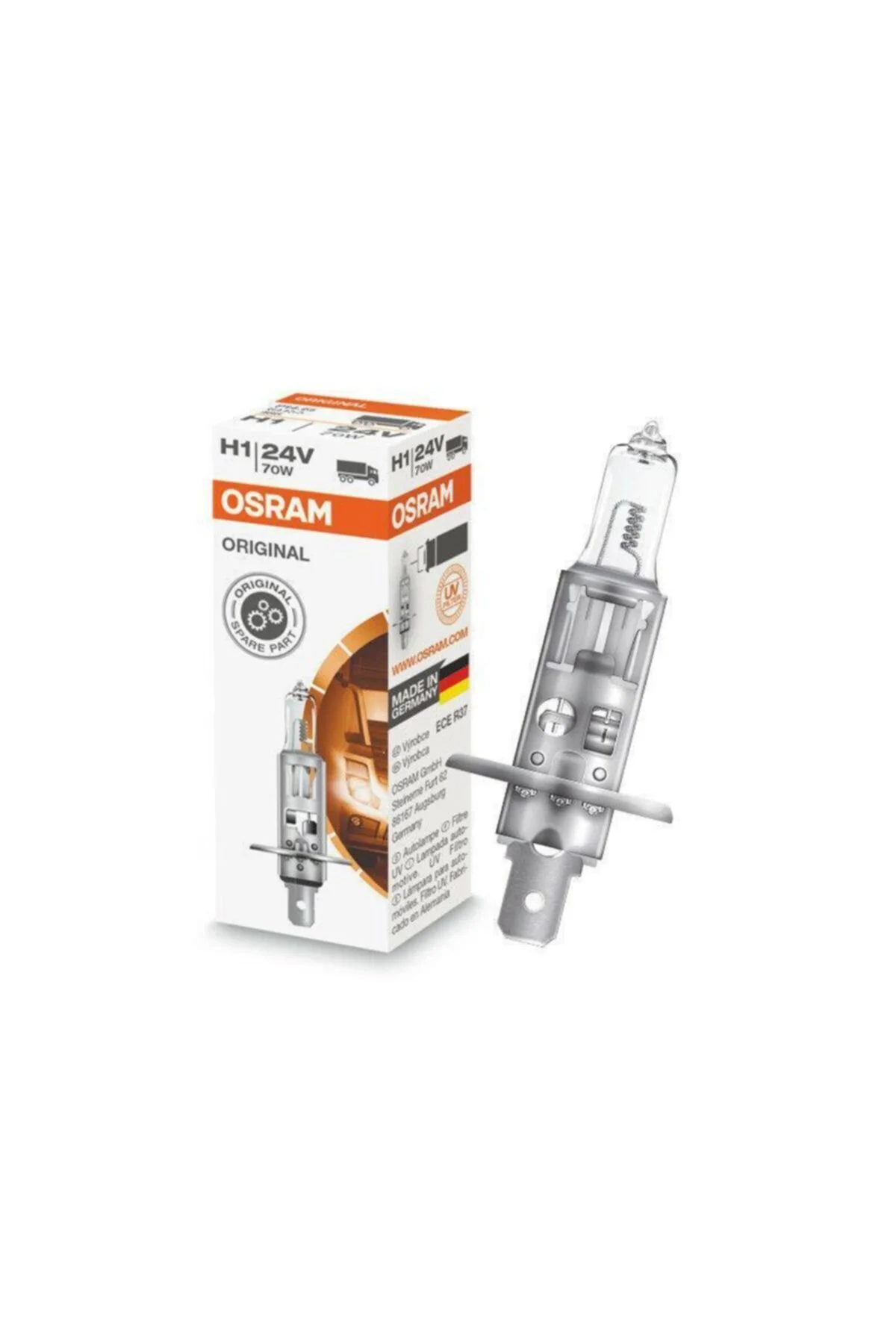 64155 Uvs Truckstar H1 Ampul 24 Volt 70 Watt 2 Adet