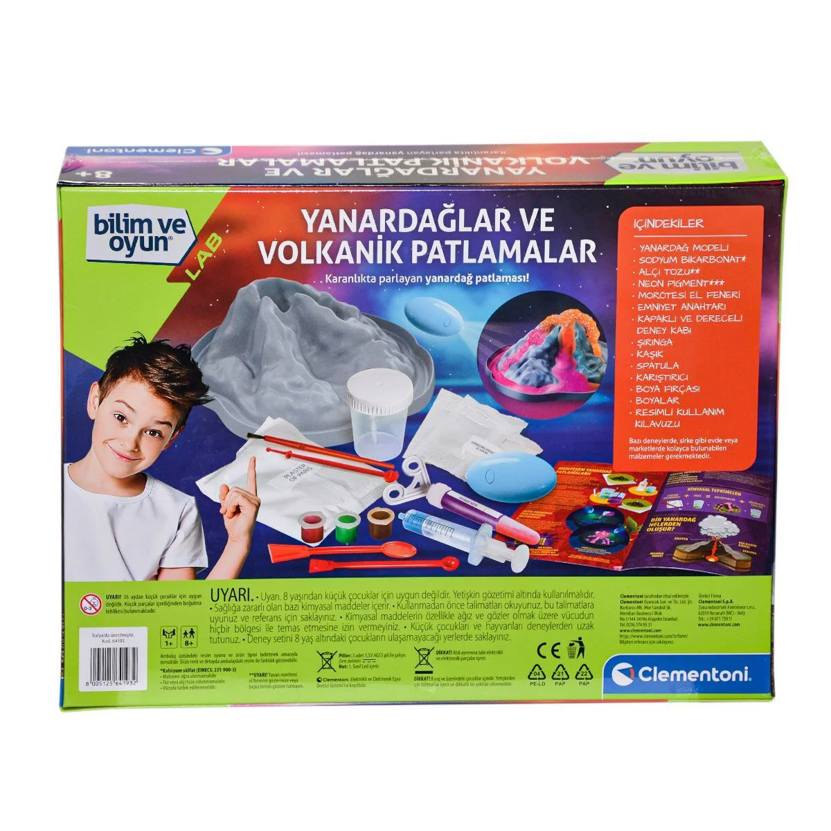 64193 Bilim ve Oyun - Yanardağlar ve Volkanik Patlamalar Fiyatı, Yorumları ve Özellikleri