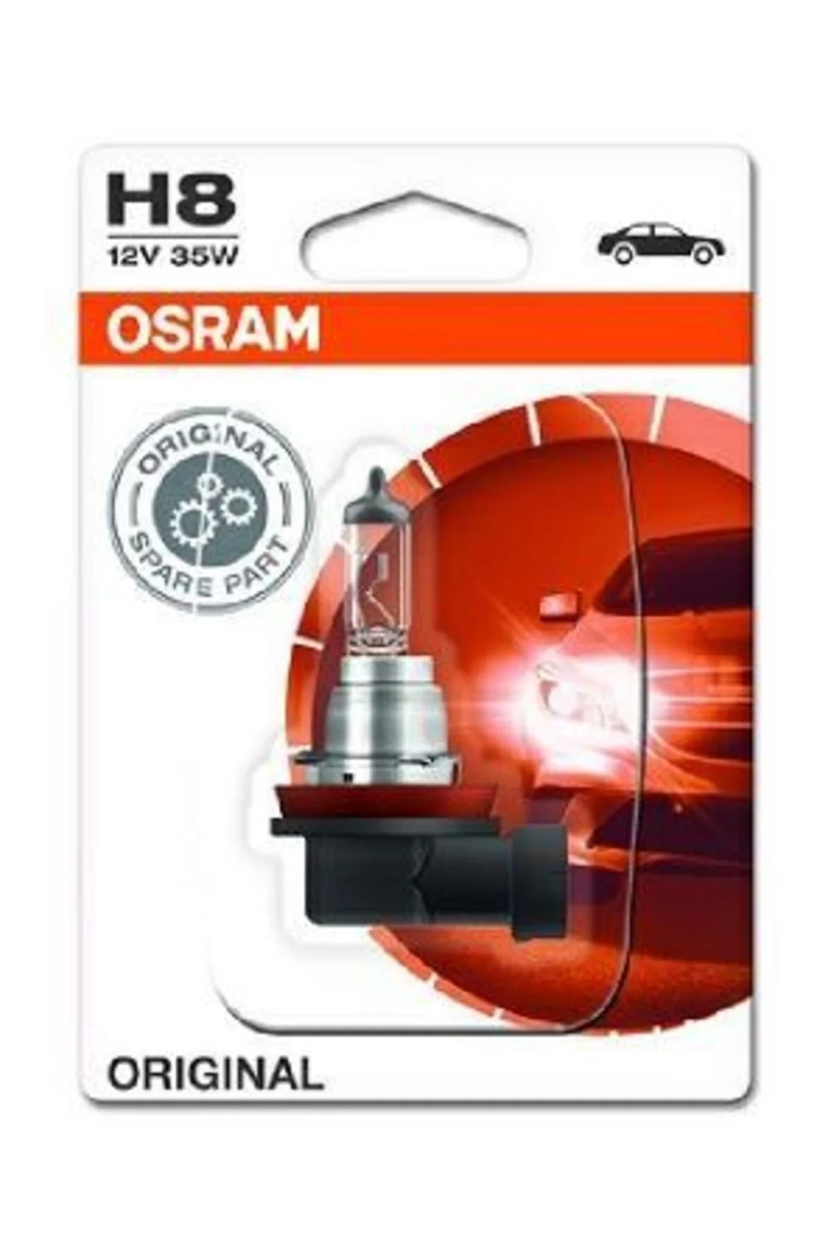 64212-01b Blister Ambalaj - Ampul 12v H8 35w  Uyumlu Tek Telli Fa