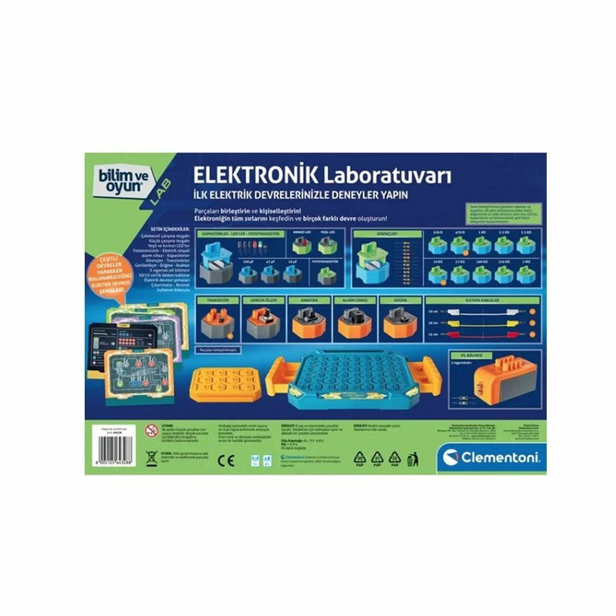 64328 Bilim ve Oyun - Elektronik Laboratuvarı +8 yaş 64328 Bilim ve Oyun - Elektronik Laboratuvarı +8 yaş