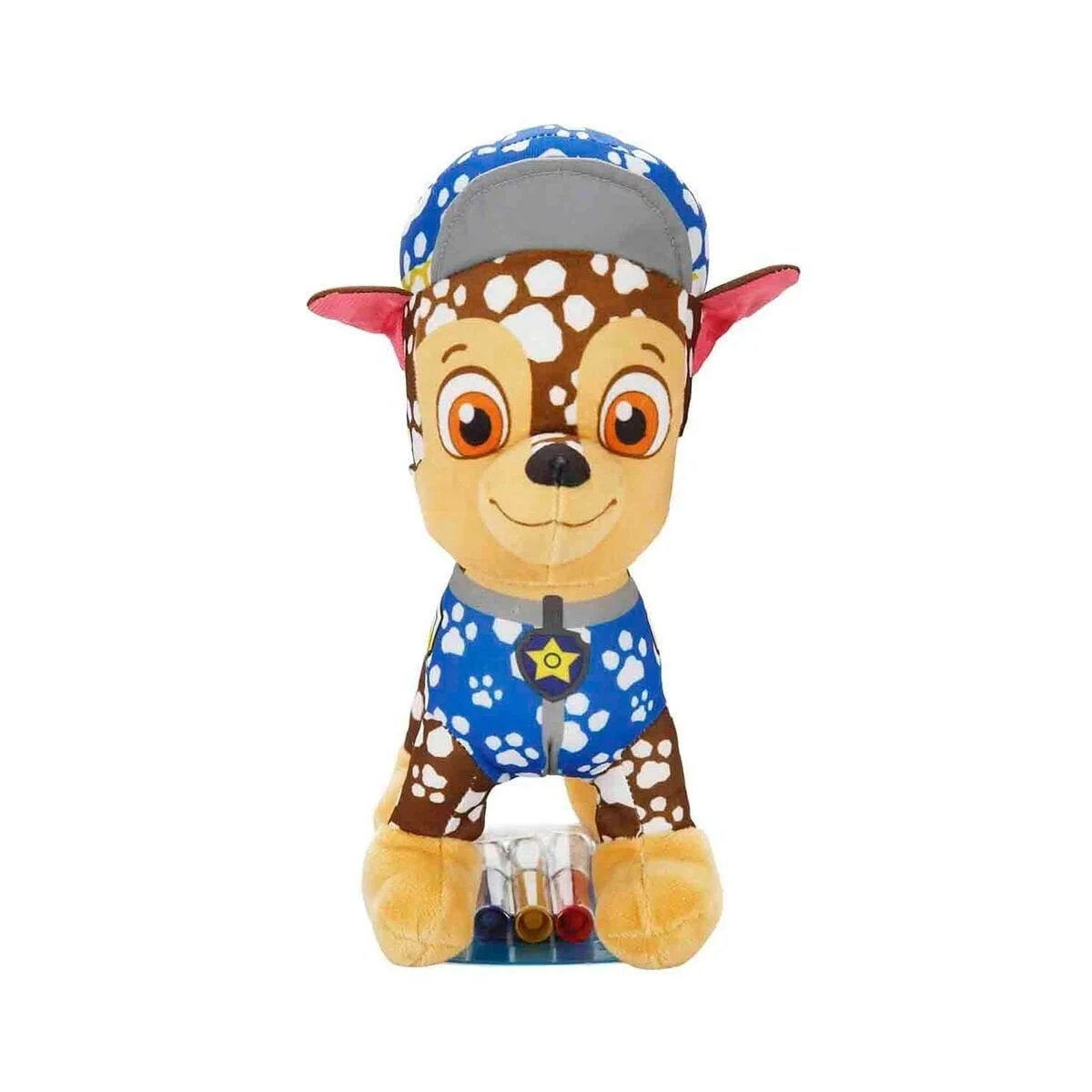 64446 SUN-HTI-SBR-FİGÜR PELUŞ PAW PATROL DOODLE PUPS BOYAMA KALEMLİ PAW 3A