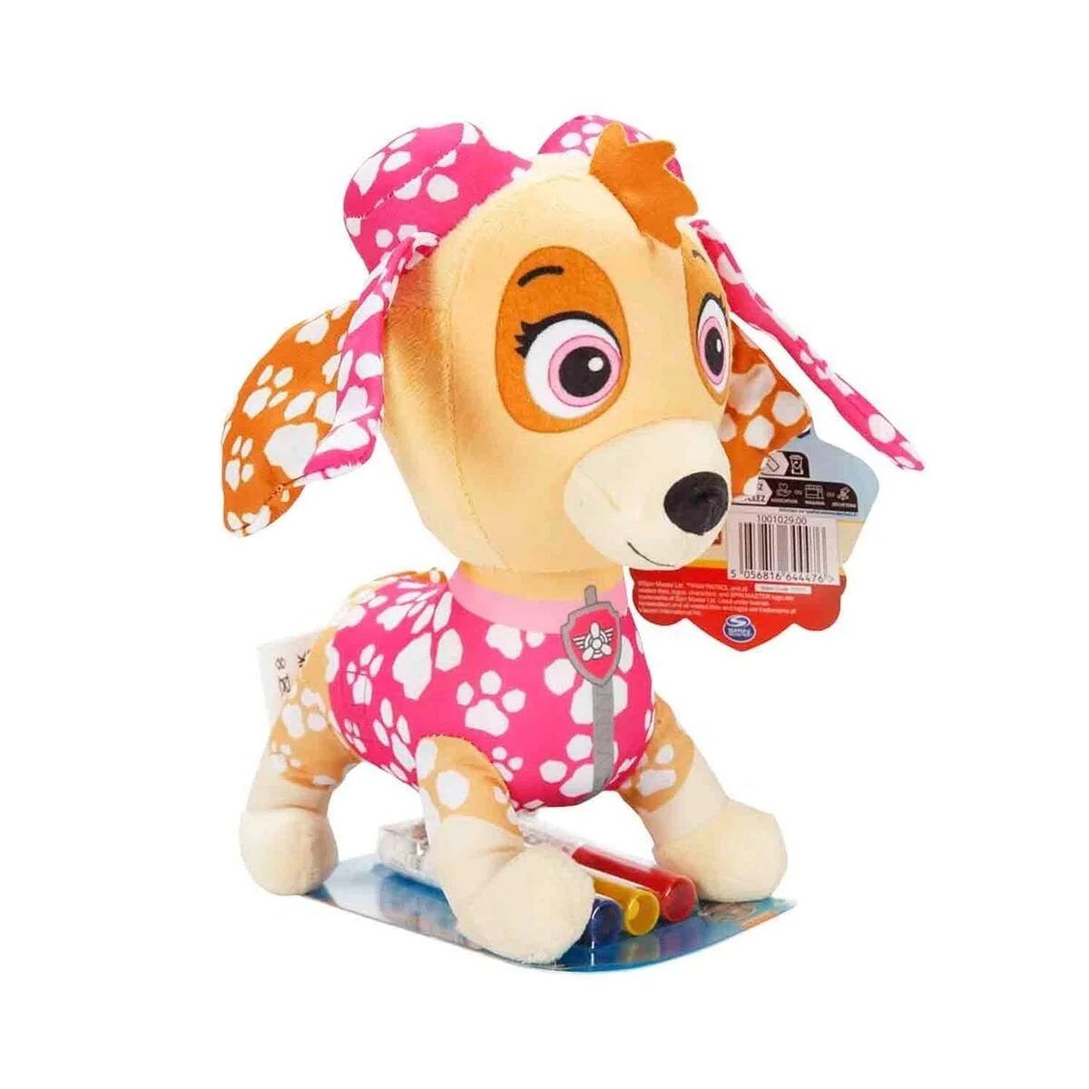 64446 SUN-HTI-SBR-FİGÜR PELUŞ PAW PATROL DOODLE PUPS BOYAMA KALEMLİ PAW 3A