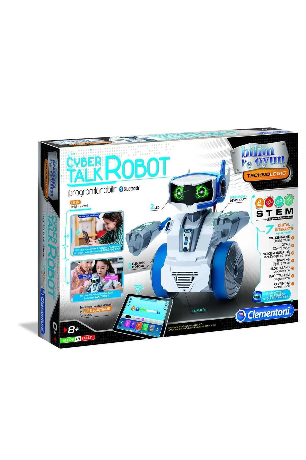 64447 Cyber Talk Robot- Robotik Laboratuvarı +8 Yaş