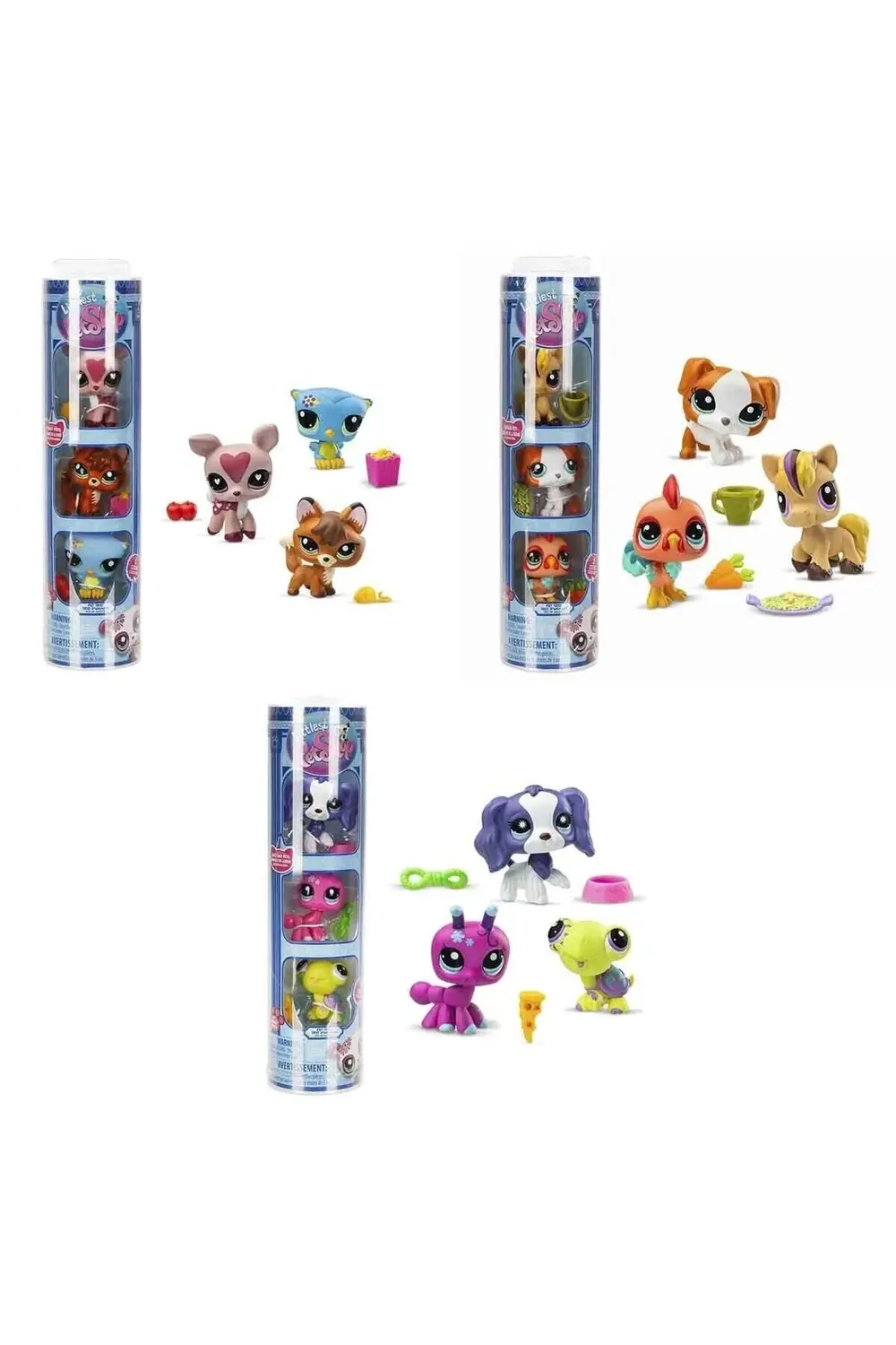 6469 SUN-Littlest Pet Shop Minişler 3 lü Figür Setİ
