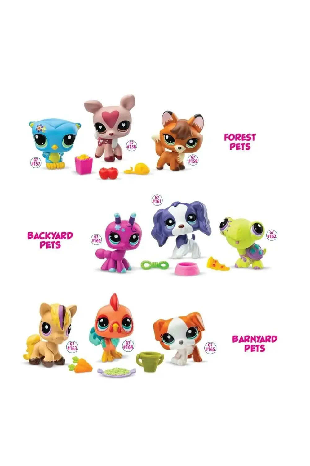 6469 SUN-Littlest Pet Shop Minişler 3 lü Figür Setİ