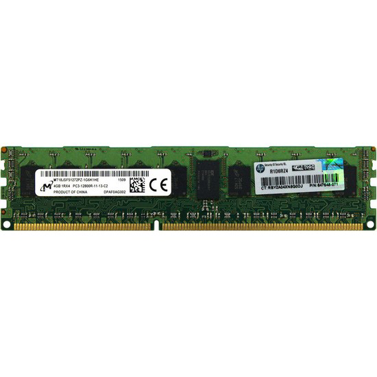 Hp 647895R-B21 4Gb 1600 Mhz Ddr3 Ecc Server Ram
