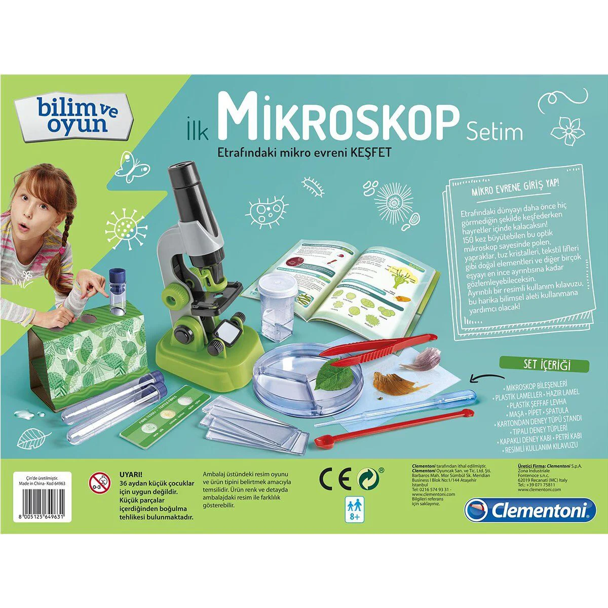 64963 İlk Mikroskop Setim - Bilim ve Oyun +8 yaş Fiyatı, Yorumları ve Özellikleri