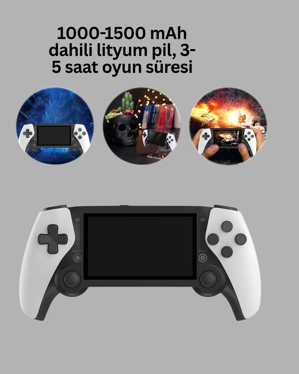 64GB Hafızalı Emülatör Destekli Oyun Konsolu - Yeni Nesil Retro Deneyimi