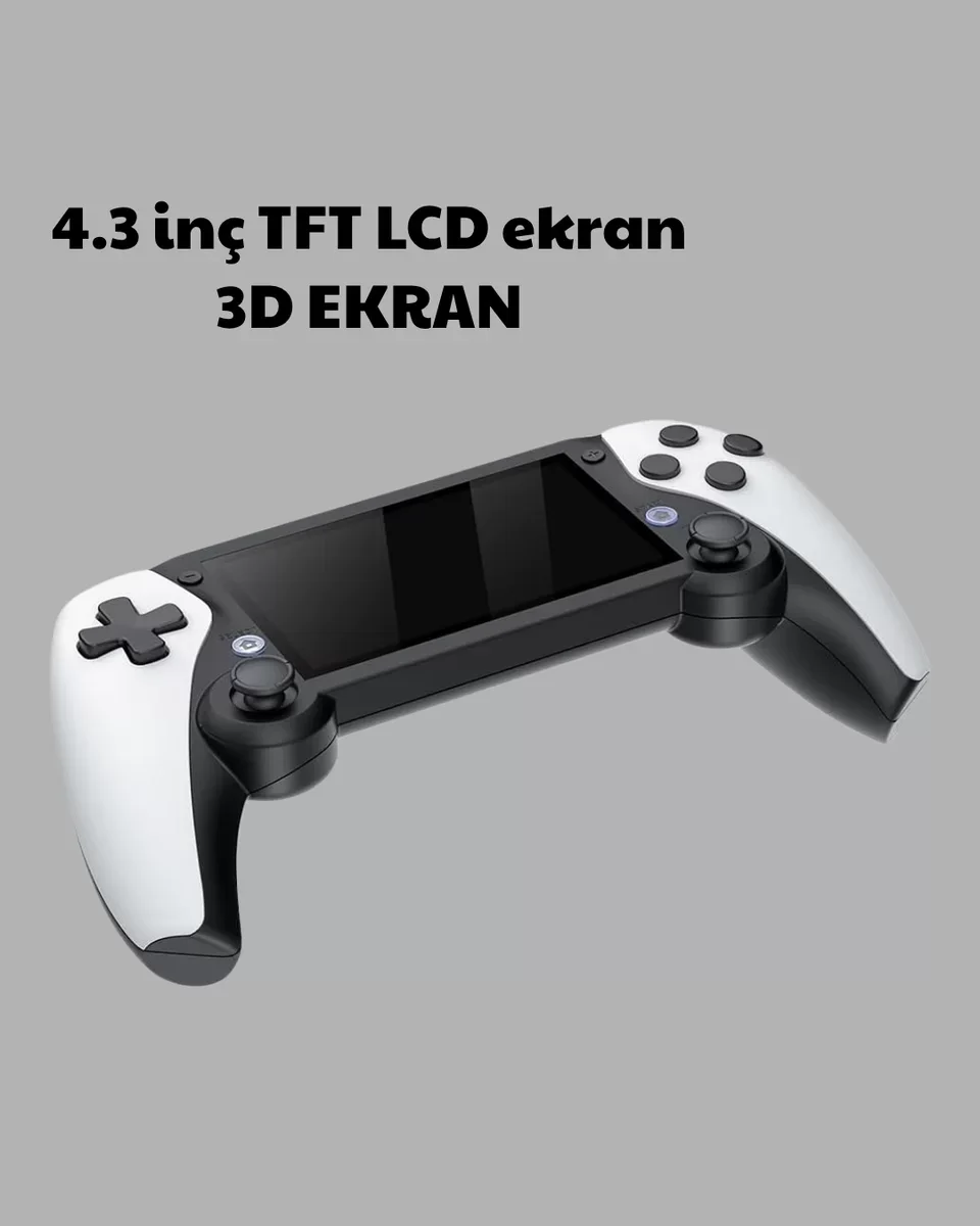 64GB Hafızalı Emülatör Destekli Oyun Konsolu - Yeni Nesil Retro Deneyimi