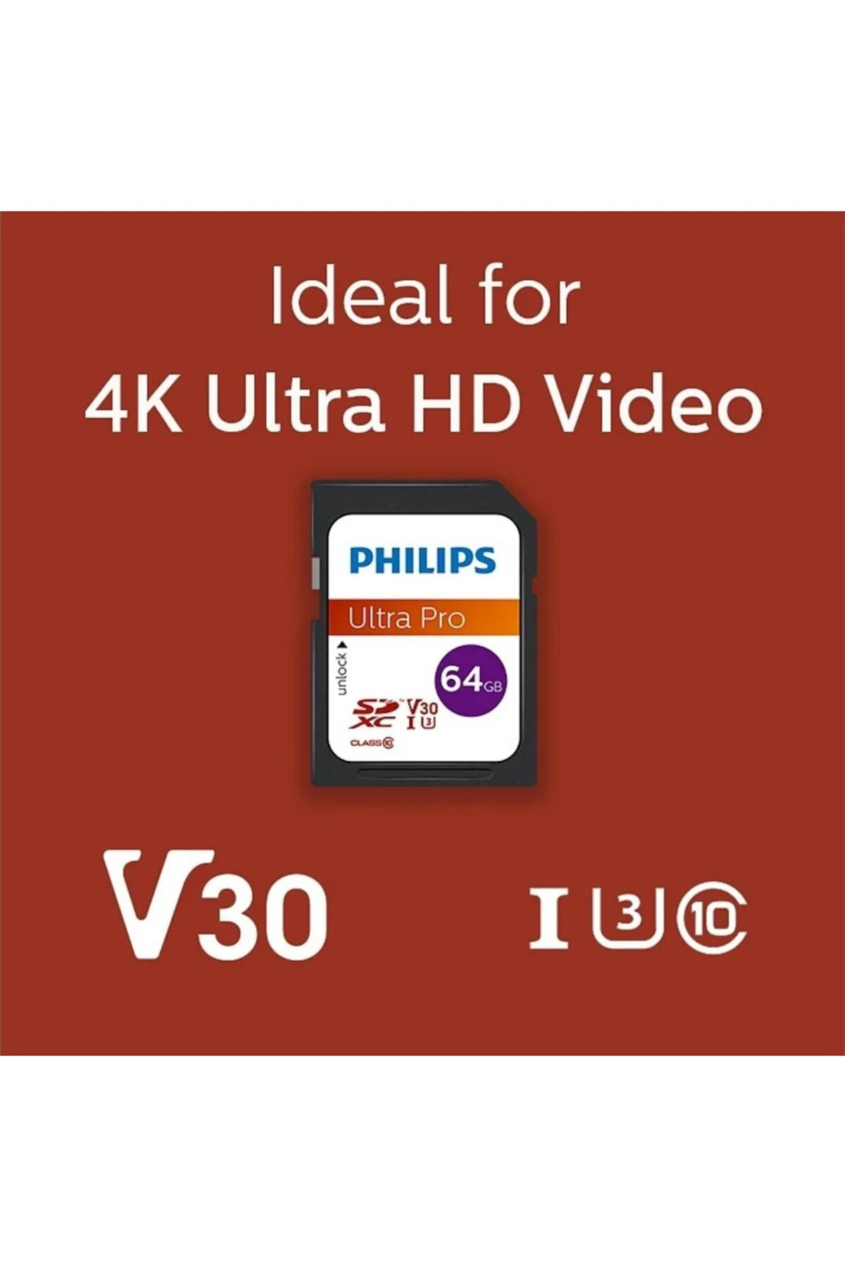 64GB SD Kart | Ultra Pro | V30 – UHS-I U3 – 4K Performansı 64GB SD Kart | Ultra Pro | V30 – UHS-I U3 – 4K Performansı