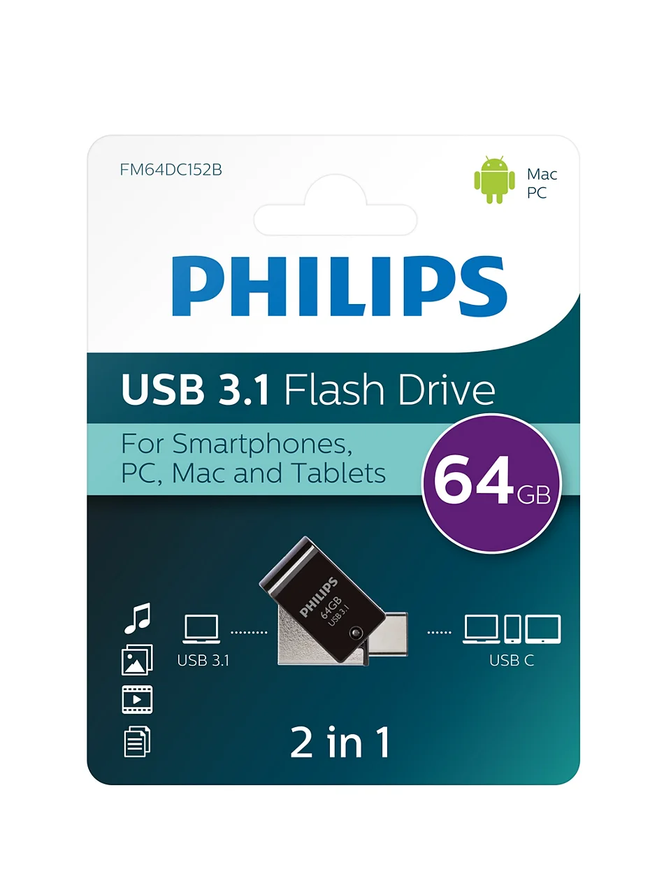 64GB USB3.1 TYPE-C 100/150 MB/S FM64DC152B/00 Fiyatı, Yorumları ve Özellikleri
