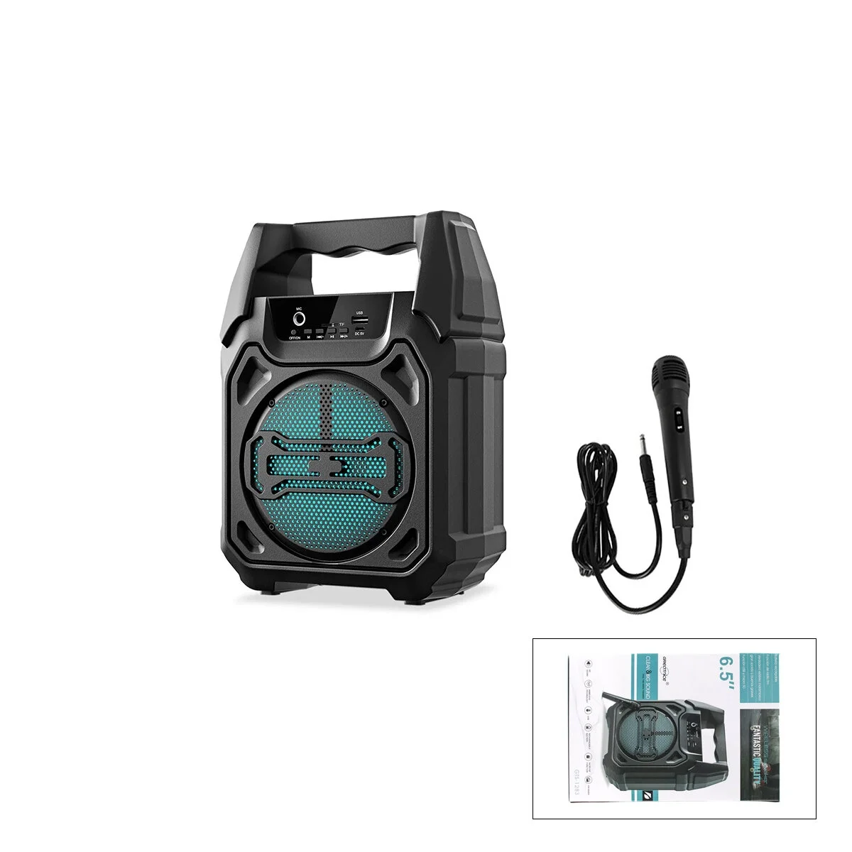 6.5 Inc Bluetooth Wireless Mikrofonlu Hoparlör - Speaker Usb Sarjlı Aux - Tf - Usb Ps-1283 Bx40 Fiyatı, Yorumları ve Özellikleri