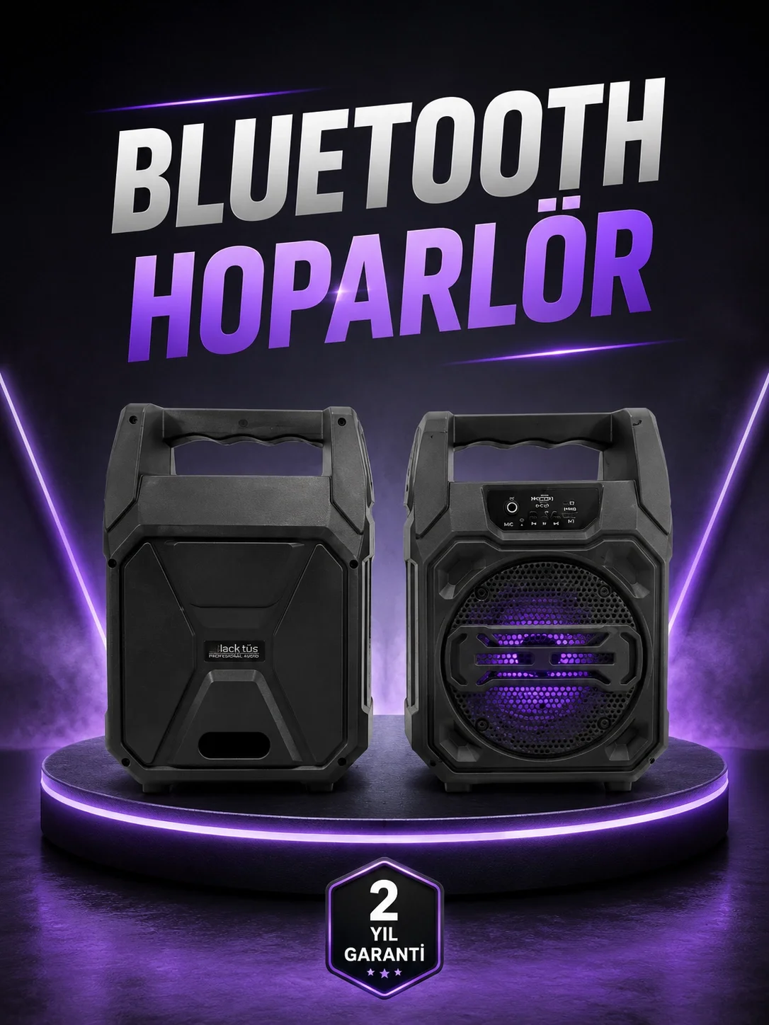 6.5 İnç Kablosuz Hoparlör Bluetooth Bağlantılı Yüksek Ses