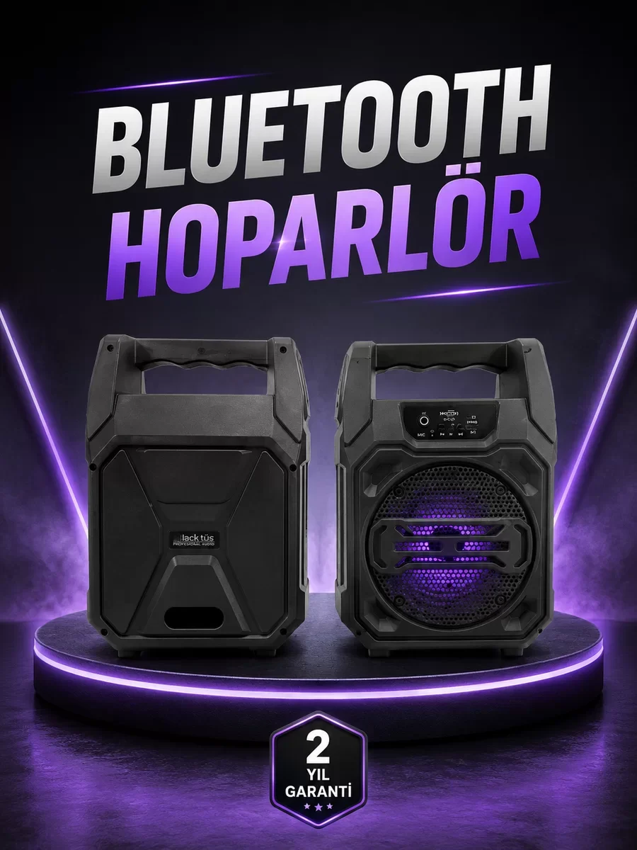 6.5 İnç Kablosuz Hoparlör Bluetooth Bağlantılı Yüksek Ses