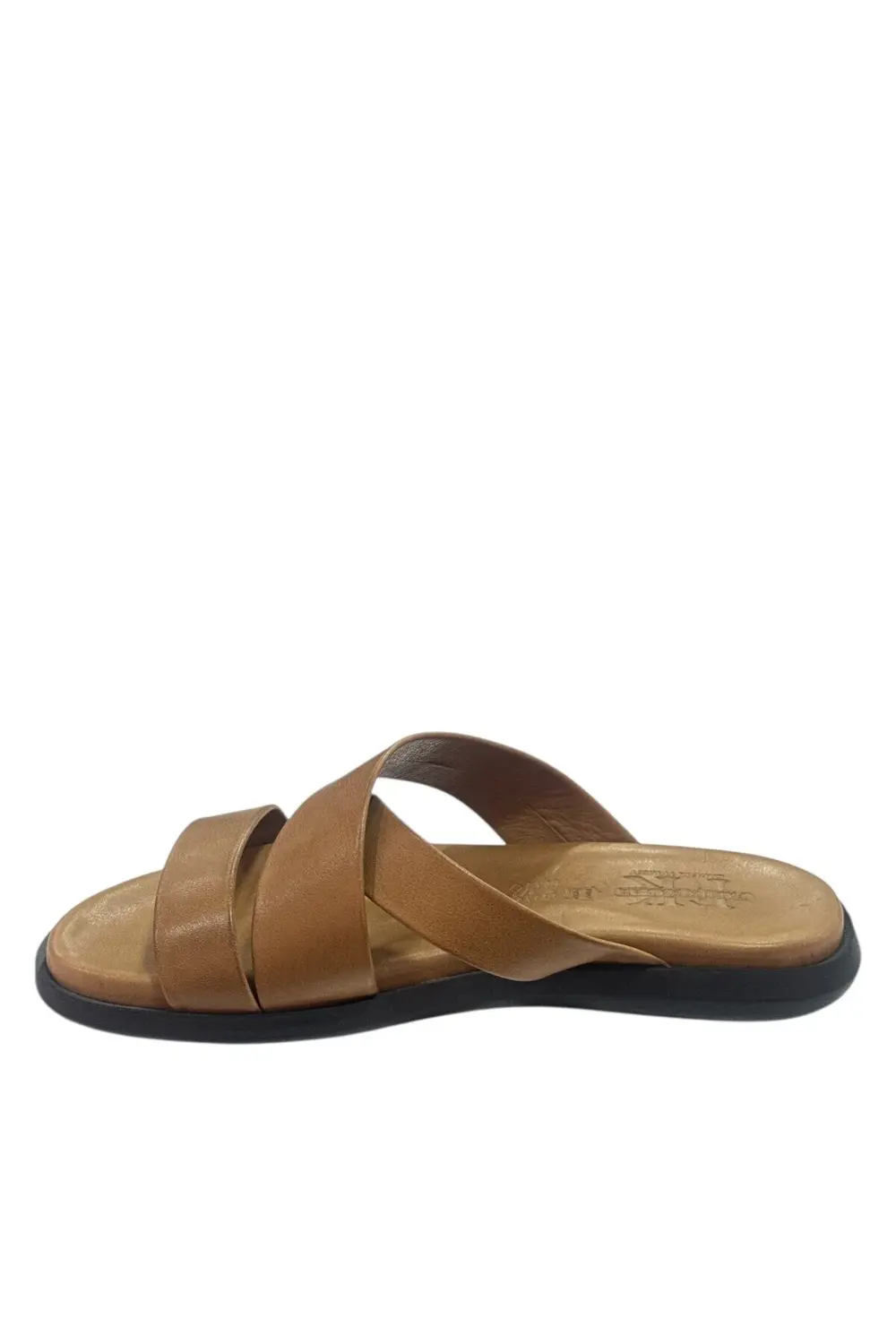 6502 Erkek Siyah Hakiki Deri Tokalı Sandalet Rahat Ortopedik Günl