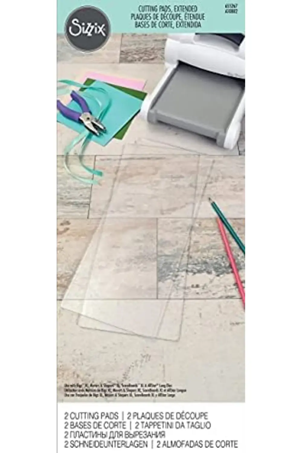 655267 Gelişmiş Kesim Masaları, 1 Çift, Plastik, 37 x 15,5 x 0,7