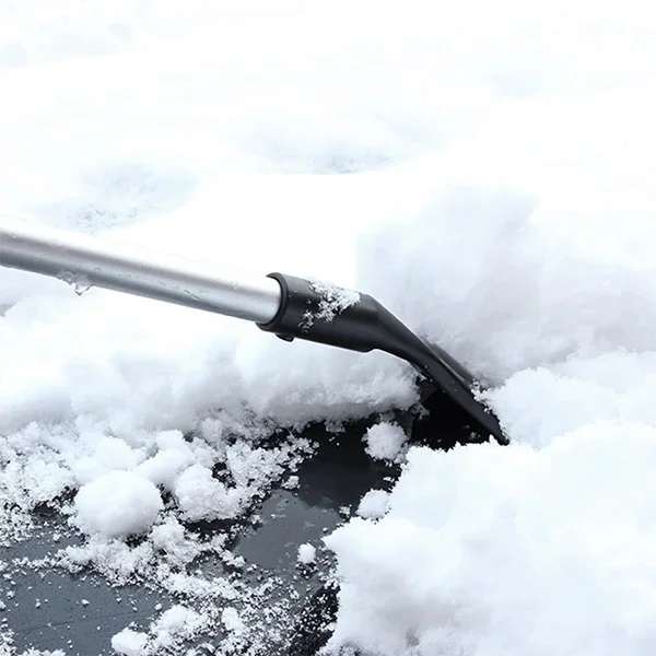 65CM Oto Araç Buz Kazıyıcı ve Kar Temizleme Fırçası - Uzatılabilir Buz Kazıyıcı