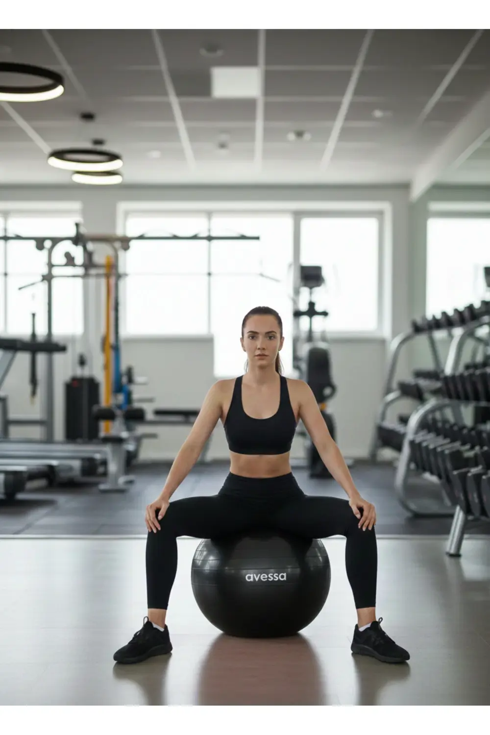 65CM Pilates Topu - Egzersiz - Yoga - Esneme - Boy Uzatma - Esnek