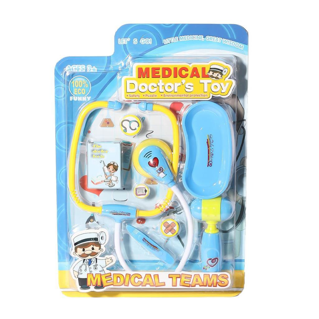 66001C-23 Sesli ve Işıklı Doktor Seti -Mavi 66001C-23 Sesli ve Işıklı Doktor Seti -Mavi