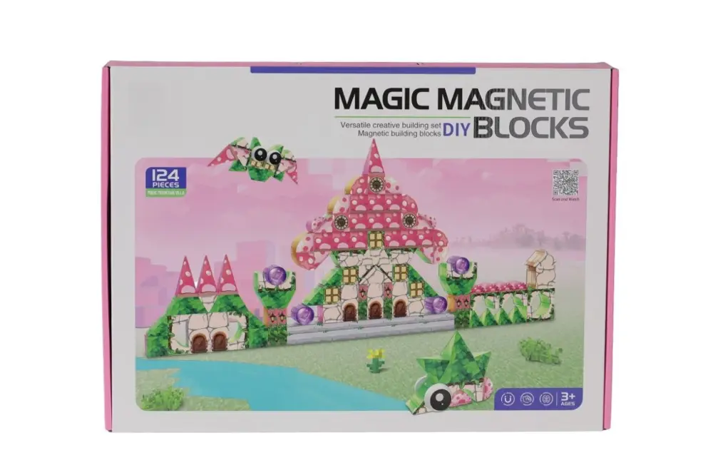 6602 MANYETİK PUZZLE 124 PARÇA