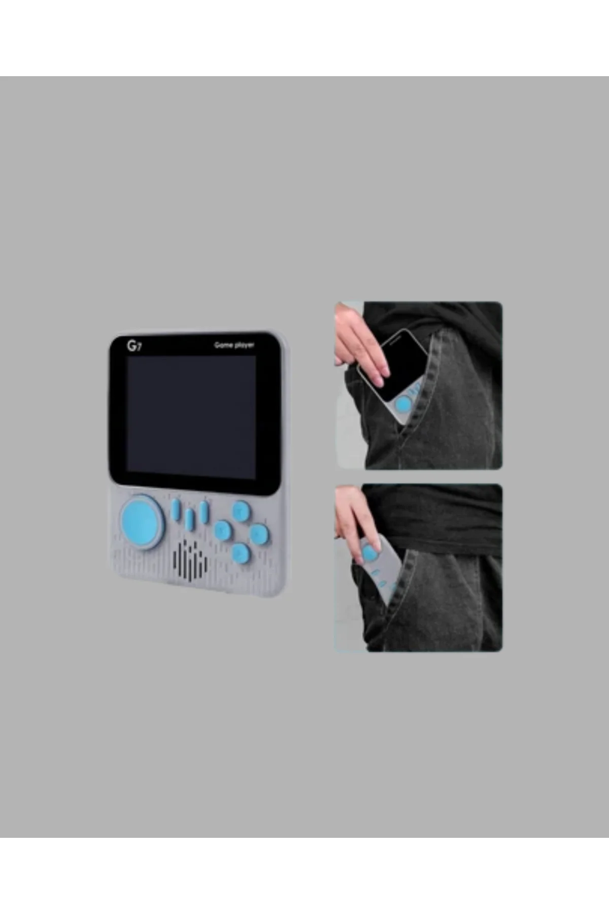 666 Klasik Oyunlu Mini Retro Konsol – Büyük Ekran Desteği - Lisin