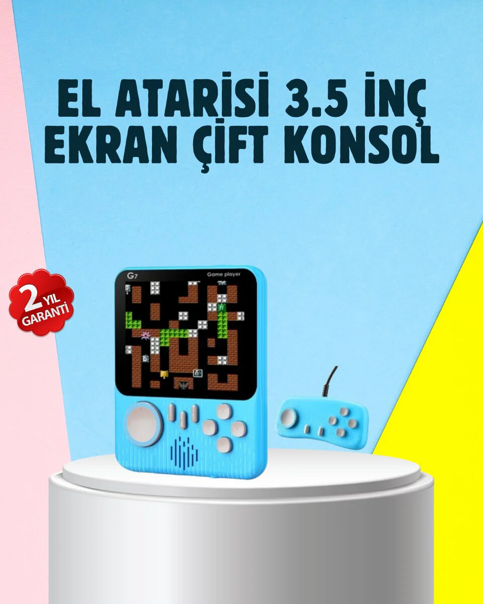666 Klasik Oyunlu Mini Retro Konsol – Büyük Ekran Desteği | Retro Oyun Konsolu