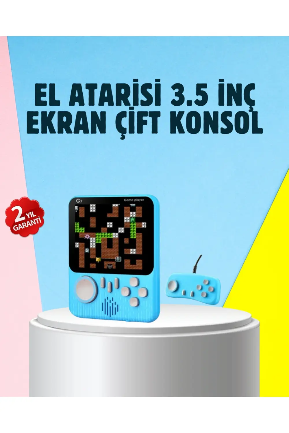 666 Klasik Oyunlu Mini Retro Konsol – Büyük Ekran Desteği