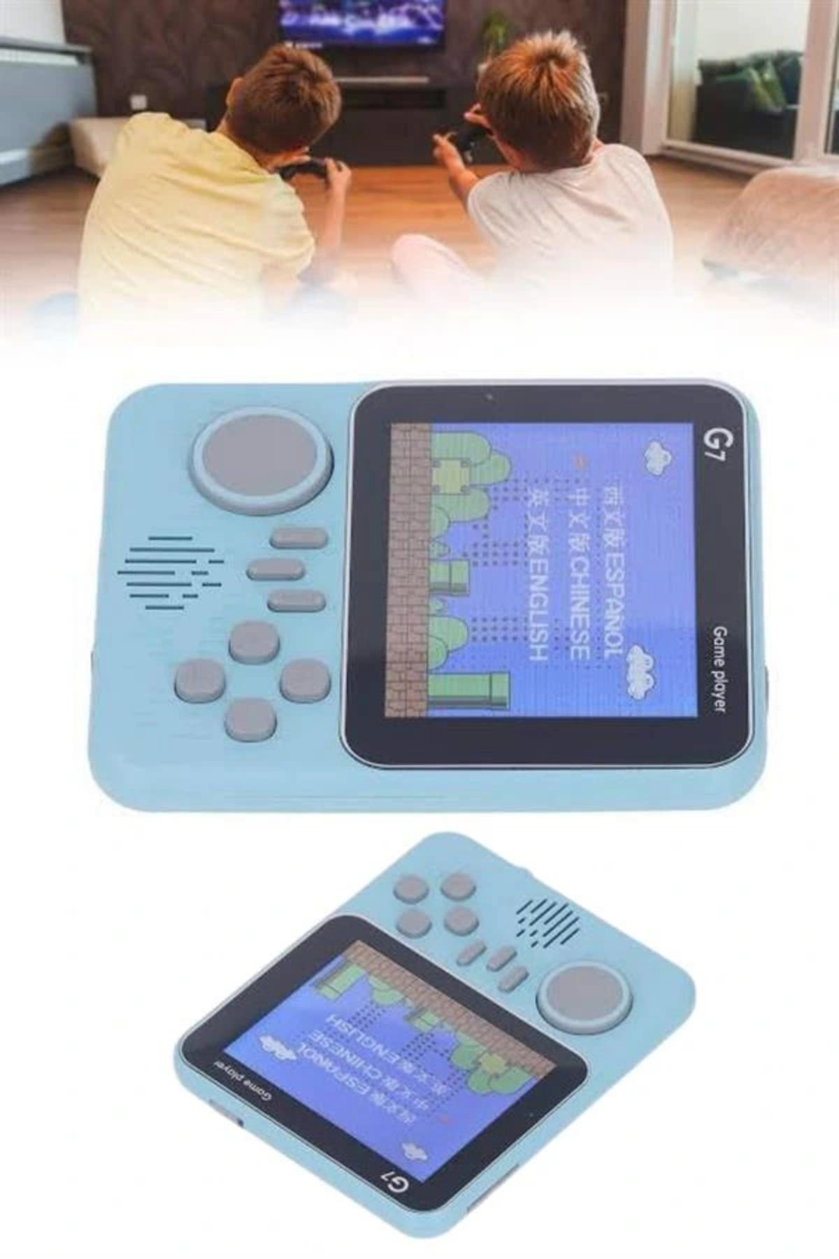 666 Oyunlu Retro El Konsolu Atari 3.5 İnç Taşınabilir Oyun Konsol