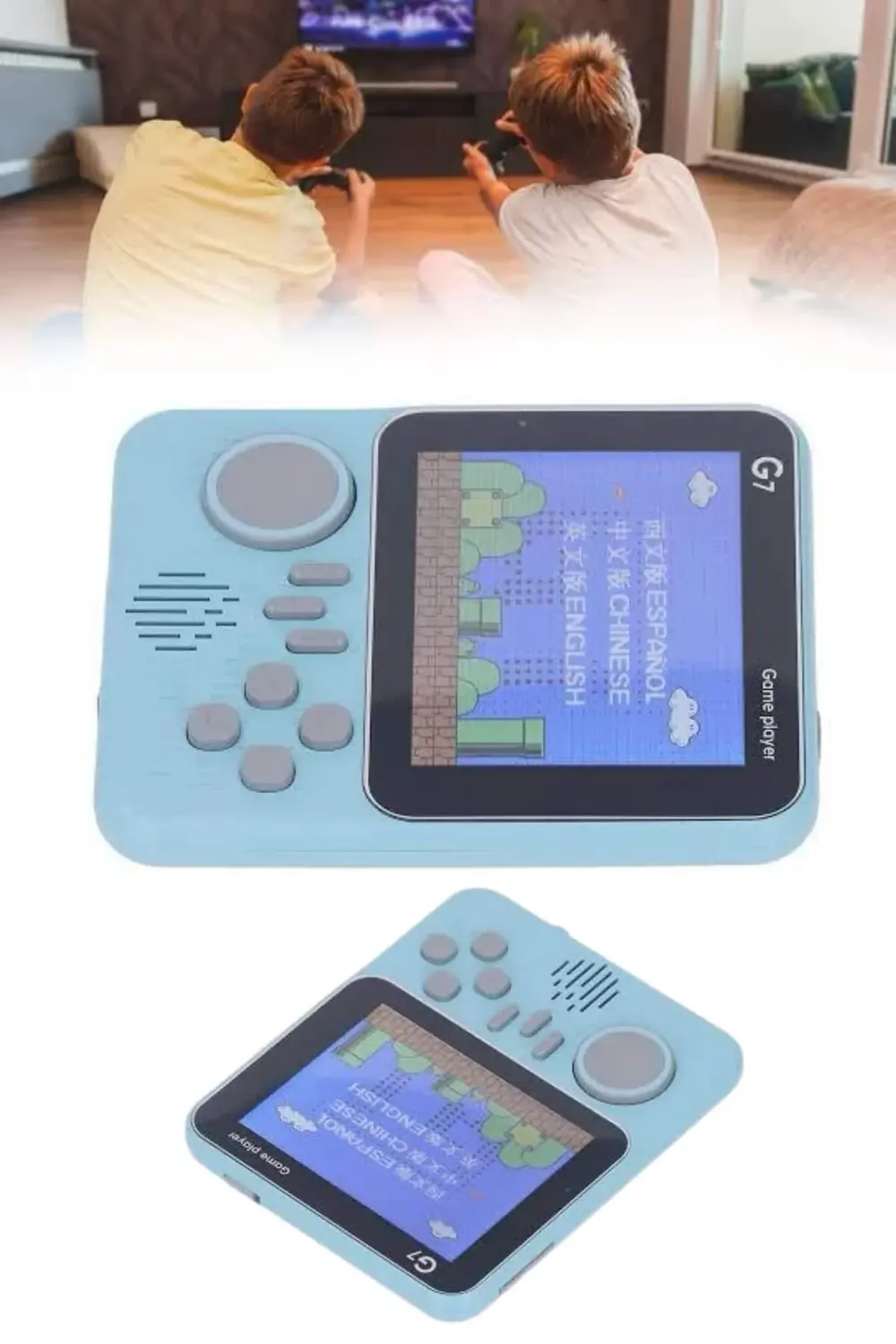 666 Oyunlu Retro El Konsolu Atari 3.5 İnç Taşınabilir Oyun Konsol