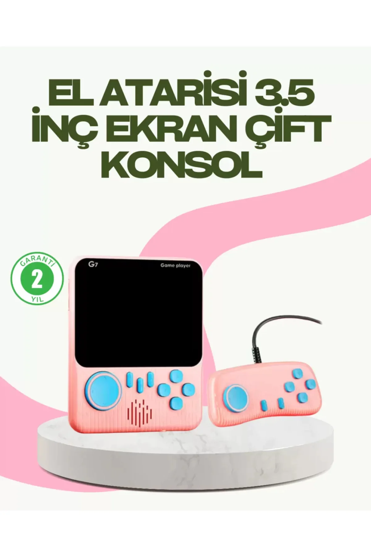 666 Oyunlu Retro Game Console – TV ve Çift Gamepad Desteği
