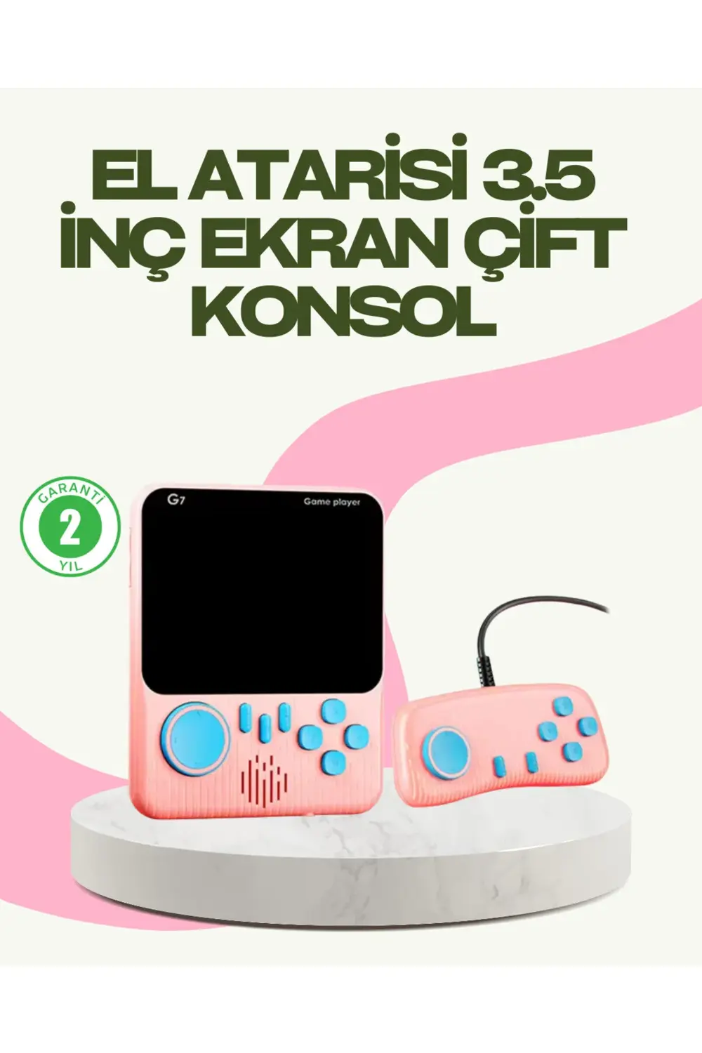 666 Oyunlu Retro Game Console – TV ve Çift Gamepad Desteği