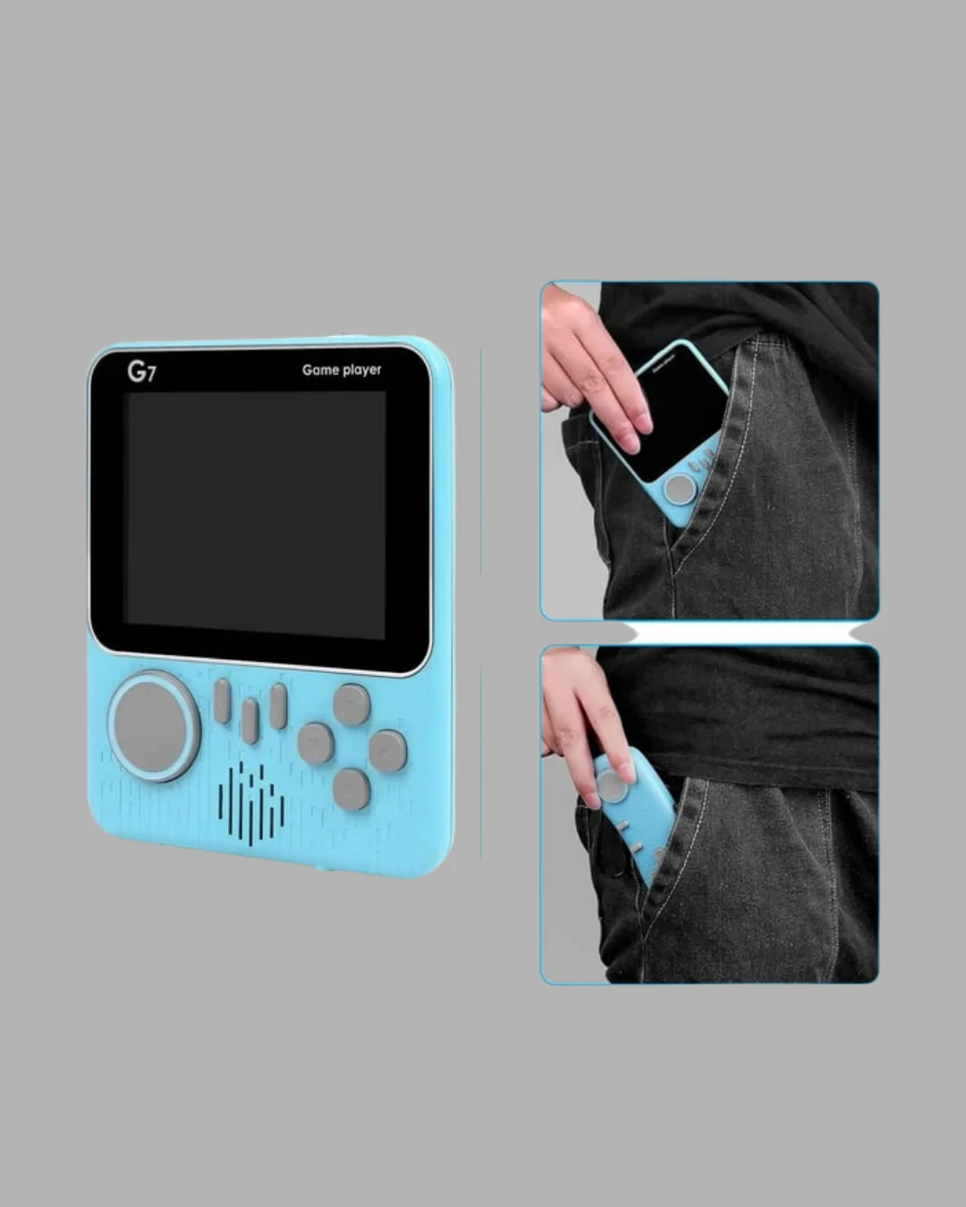 666 Oyunlu Retro Mini Oyun Konsolu – 3.5" LCD Ekran ve Çift Kişil