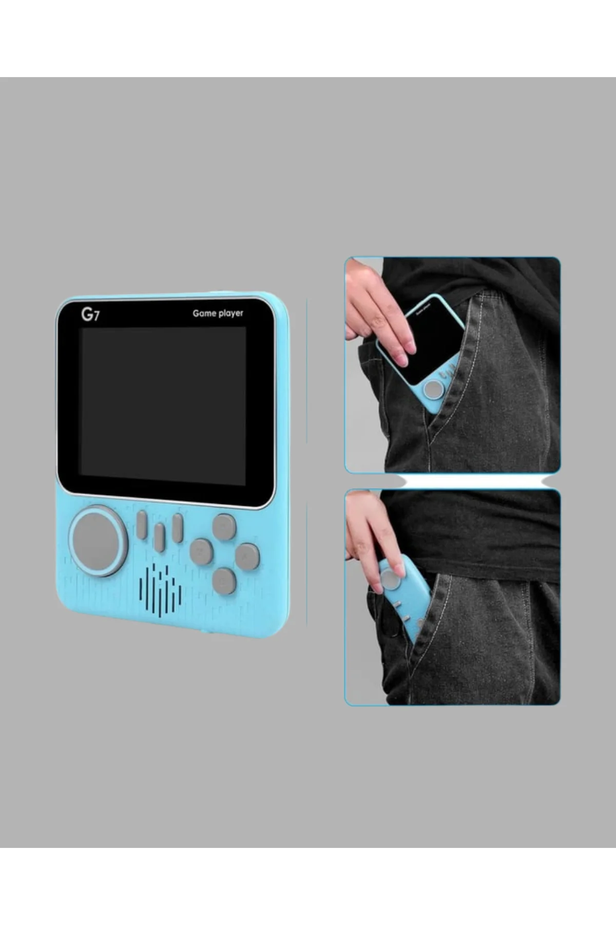 666 Oyunlu Retro Mini Oyun Konsolu – 3.5" LCD Ekran ve Çift Kişilik Oyun